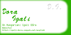 dora igali business card